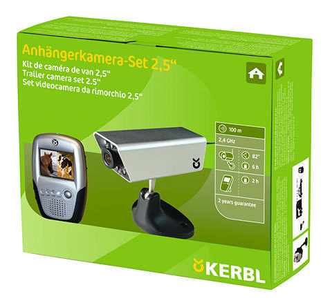 Anhängerkamera-Set 2,4 GHz mit 2,5'' Monitor