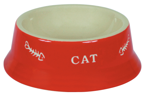 Keramiknapf Cat 200ml, rot